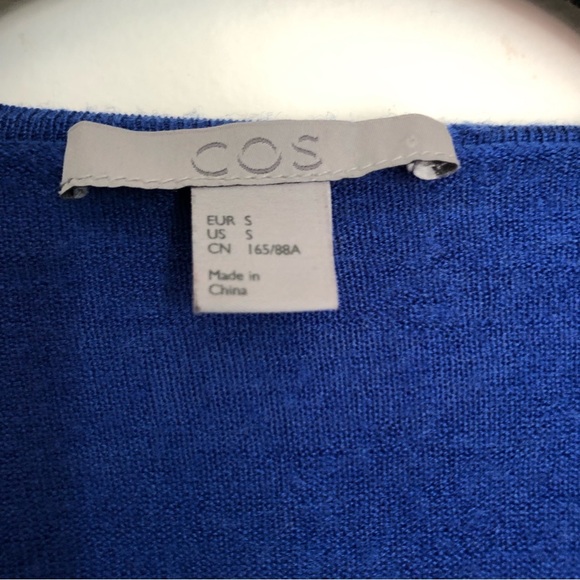COS Wool Blue Cardigan - Picture 4 of 6